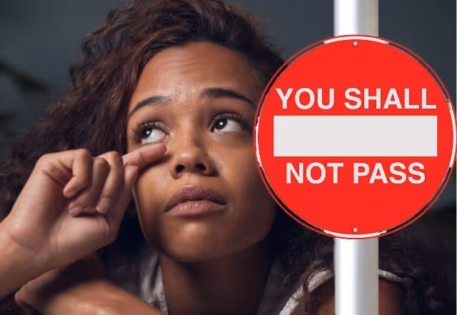 Girl crying as she can't pass her driver license yet